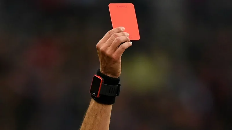 yellow and red cards